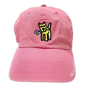 Life Is Good Rocket Dog Ball Cap Hat Pink Adjustable “Life is Good”